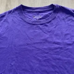 Champion 紫 Tシャツ