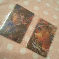 受注終了品★鬼滅の刃 レイヤードクリアカードセット 我妻善逸&獪岳／計2点