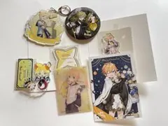 鏡音レン アクリルスタンド 缶バッジ　カード　　　セット