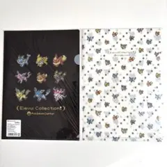 イーブイ　コレクション　ドット絵　ポケモン A4クリアファイルセット　ブイズ