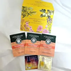 ロクシタン　ベストセラースキンケア・ヘアケアサンプル5点セット