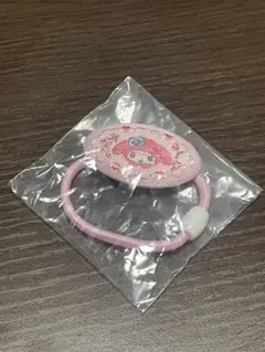 サンリオキャラクターズ 刺繍ヘアゴム マイメロディ