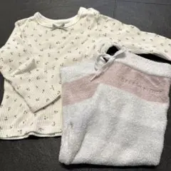 ジェラートピケ パジャマ キッズ ベビー 80cm 美品 2点セット 匿名配送
