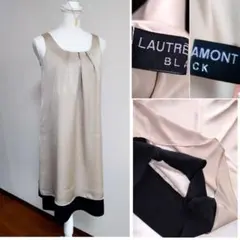 美品 ロートレアモン ブラック ノースリーブ ワンピース