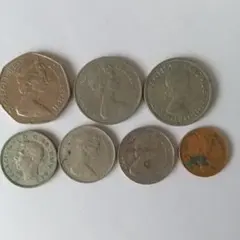 古銭 イギリス 旧硬貨 5枚セット 10ペンス 2ペンス 5ペンス - メルカリ