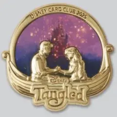 ディズニーカードクラブ2025 ラプンツェルピンバッジ　Tangled