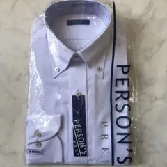 person's パーソンズ 新品 綿混 形態安定 ビジネスシャツ M
