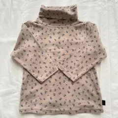 バースデイ tete a tete 長袖 ハイネック ブラウン 80cm