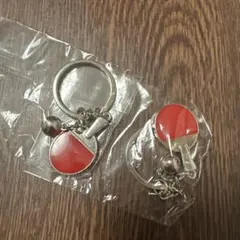 卓球 ラケット キーホルダー 2個セット