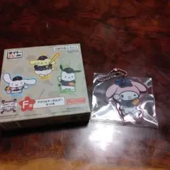 サンリオ　タイトーくじ　侍ジャパン　F賞アクリルキーホルダー マイメロディ