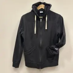 Champion ブラック フルジップパーカー M