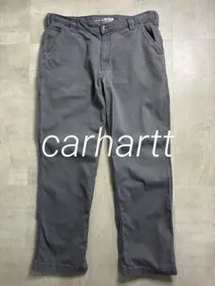 carhartt ダックパンツ　グレー　ストレートレッグ