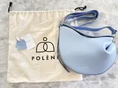 POLÈNEポレーヌToncaハーフムーン ショルダーブルー - メルカリ