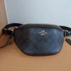 COACH シグネチャー ボディバッグ ウエストポーチ