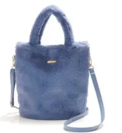 マチュリテ　ふわふわ2WAYファーバッグ