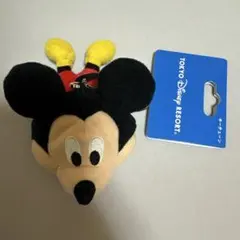 新品タグ付き　ディズニーリゾート ミッキー ファンキャップぬいぐるみキーチェーン