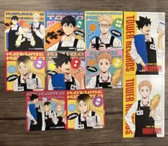 ハイキュー　タワレココラボカフェ カード　特典コースターセット