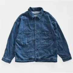 ジーユー　GU　デニムシェフジャケット　サイズL
