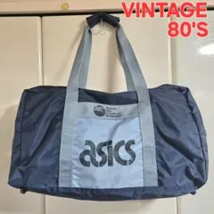【VINTAGE】 asics アシックス スクール スポーツバッグ 80'sのサムネイル