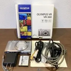 【新品】OLYMPUS VR-360 シルバー　動作確認済 Olympus VR-360 Digital Camera 16 Megapixels 12.5x Optical