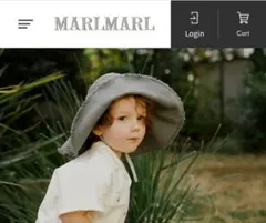 MARLMARL グレー コットンハットのサムネイル