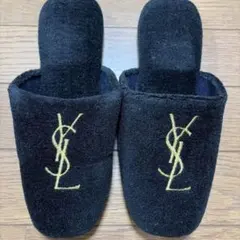 Yves Saint Laurent イブサンローラン　スリッパ 黒　新品のサムネイル