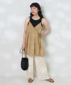 フリークスストア　FREAK’S STORE レースカシュクール リボンキャミのサムネイル
