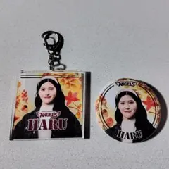 【匿名配送】東北ゴールデンエンジェルス HARUさん♡アクキー＆缶バッジ
