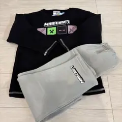 マインクラフト　裏起毛　パジャマ　130