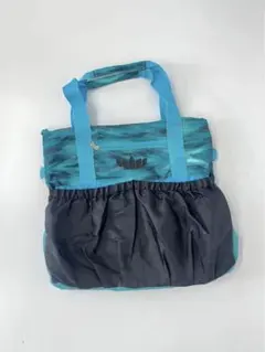 Lotus & Go Bag 青と黒のヨガバッグ