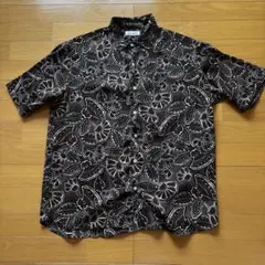 【USED】THE SHOP TK 総柄半袖シャツ　M