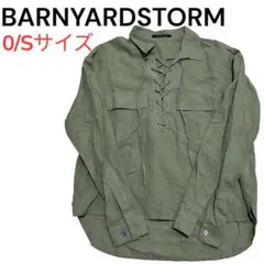 BARNYARDSTORM レースアップ 長袖シャツ カーキ O/S ミリタリーのサムネイル