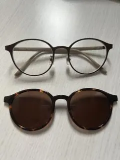 Zoff サングラス メガネ　マグネット着脱式　2WAY