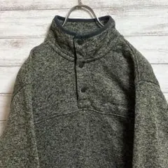 エディーバウアー ハーフスナップボタン フリース