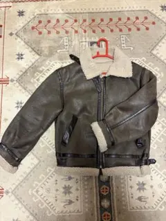 ブラウン シープスキン ムートンコート