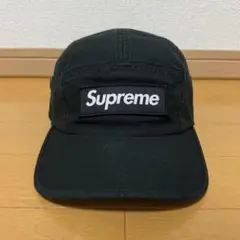Supreme NYCO Twill Camp Cap ブラック 17aw - メルカリ