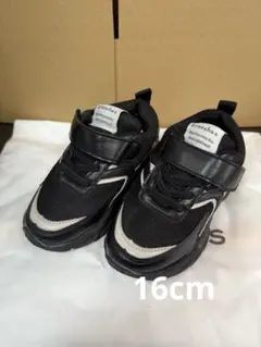 【branshes】オリジナルスニーカー　16cm ブラックのサムネイル