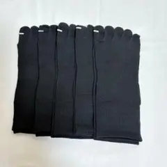 新品 未開封 5本指ソックス 5足セット メンズ 黒 25-28cm