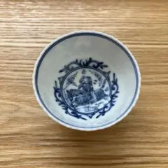 染付 皿 馬と人物図 骨董品 猪口 道光年間 - メルカリ