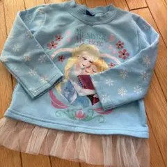 ディズニー　アナ　エルサ　アナと雪の女王　トレーナー　キッズ　100