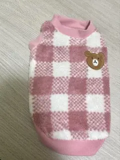 犬服 くま　　ピンク