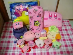 星のカービィ　クッション３種　ぬいぐるみ１１種　エコバッグ１種　まとめ売り