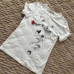 LANVIN ランバン アイシャドウ プリント Tシャツ パール ハート 花のサムネイル