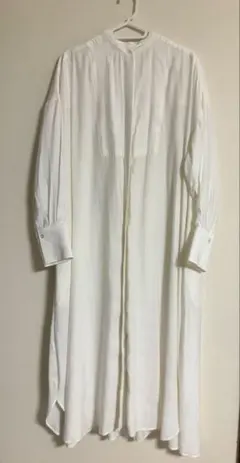 SHENERY ロングシャツワンピース ホワイト