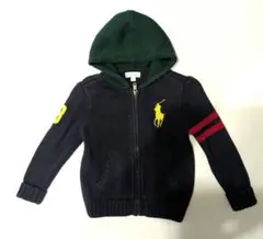Ralph Lauren フード付きニットパーカー90