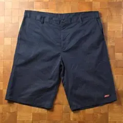 ディッキーズ　ハーフパンツ　バギーショーツ　ネイビー　W40　XL　ビッグサイズのサムネイル