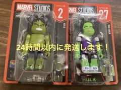 MARVELハッピーくじ HULK SHE-HULK 「BE@RBRICK」