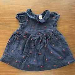 【baby GAP】りんご刺繍ワンピース12-18months