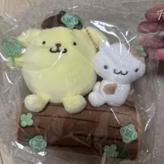 ポムポムプリン マフィン ぬいバッジ ぬいぐるみバッジ むにゅぐるみ