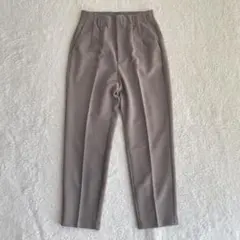GU ハイウェスト テーパードパンツ XL センタープレス オフィスカジュアル